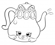 Petkins Tea Pot from Season 5 shopkins season 5