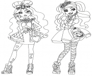 Lizzie Hearts and Kitty Cheshire Ever After High