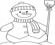 winter s snowman free42fb