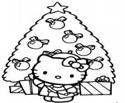 christmas tree hello kitty