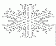 cartoon snowflake drawing