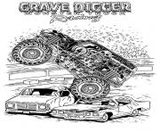 grave digger monster truck racing