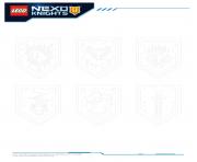 Lego Nexo Knights Shields 1