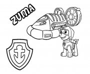 PAW Patrol Zuma s Hovercraft Vehicle