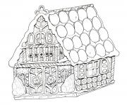 Printable Gingerbread House