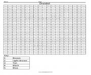 holiday multiplication and division coloring squared pixel art