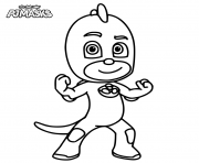 Colour in Gekko from PJ Masks