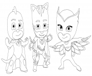 PJ Masks with friends