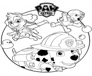 skye marshall and rocky paw patrol