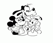 mickey goofy donald disney