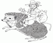 leprechaun takes a hedgie ride by jan brett