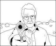 walter white breaking bad shoot gun