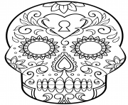 day of the dead sugar skull calavera