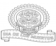 dia de los muertos calavera