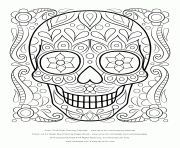 free sugar skull by thaneeya calavera