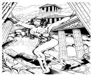 kevin sharpe wonder woman inks by frisbeegod dc comics