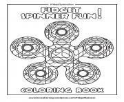 fidget spinner fun round mandala zen