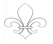 Fleur de lis France Quebec New Orlean