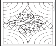 ornate fleur de lys coloring