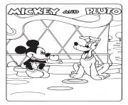 mickey mouse and pluto disney