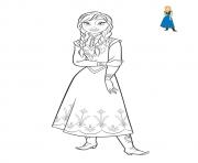 frozen anna coloring book 2018