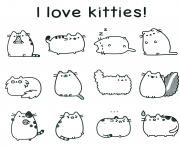 pusheen i love kitties