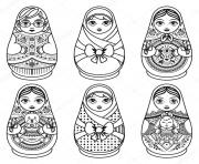 matryoshka russian folk nesting doll