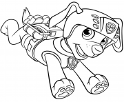 zuma with scuba gear backpack paw patrol