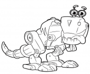 Cute Robot from Rusty Rivets Robot Dinosaur