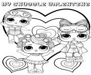 snuggle valentine lol dolls kids