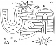 usa doodle stars