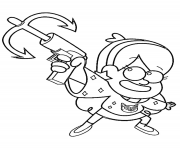 gravity falls mabel with a tool