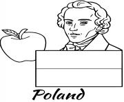 poland flag chopin