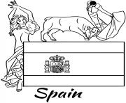 spain flag corrida