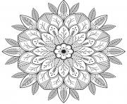 mandala flowers for adult