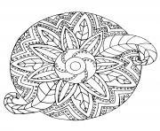 mandala adult flowers vegetal