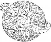 mandala zentangle vegetal