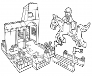 lego pony farm showjumping