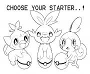 grookey scorbunny sobble