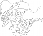 Mega Rayquaza Rubis Omega et Saphir Alpha