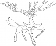 Xerneas pokemon legendary Generation 6