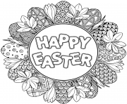 happy easter easter mandala