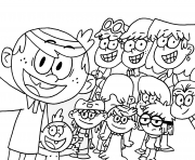 the loud house cartoon kids