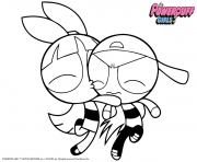 blossom kissing brick powerpuff girls