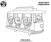 all in the train Daniel Tiger