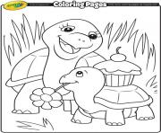 Crayola animal turtle mommy