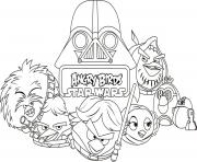 kids angry birds star wars