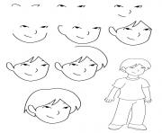 how to draw a boy