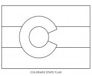 colorado flag US State