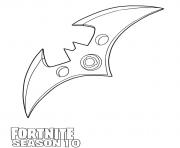 Batarang from Fortnite x Batman season 10